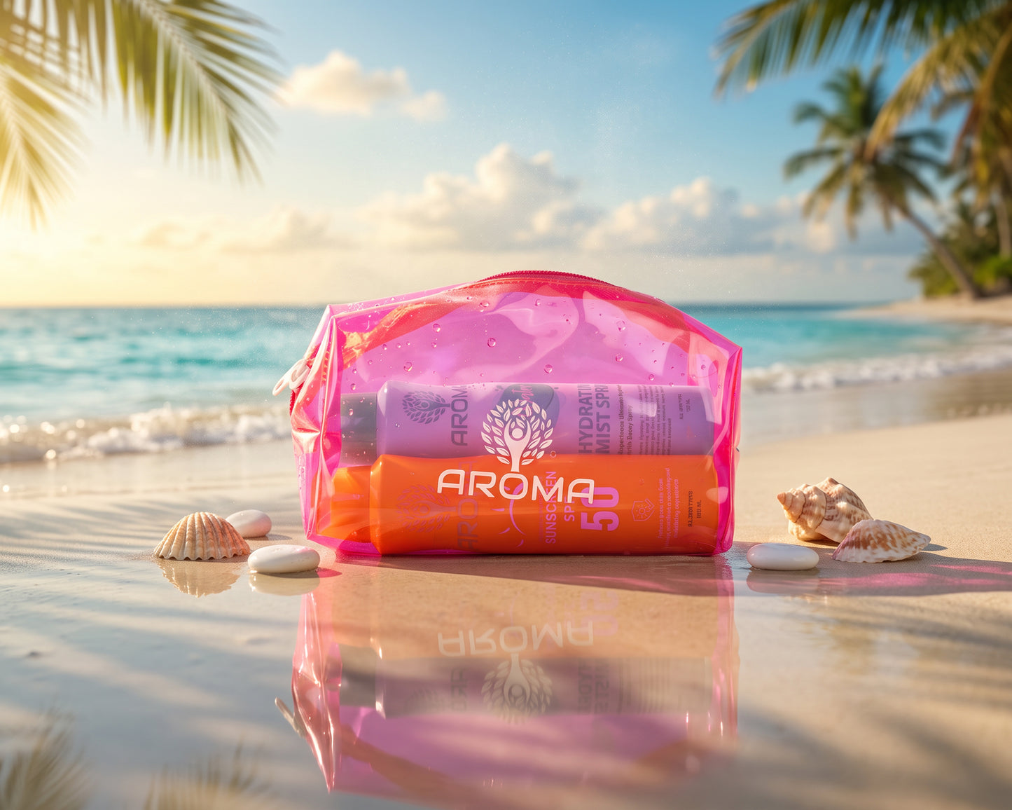 Buy 1 Sunscreen Get 1 Hydrating Mist + Free Pouch