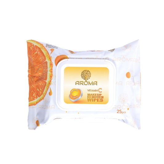 Aroma Vitamin C Makeup Remover Wipes (25 Pcs)