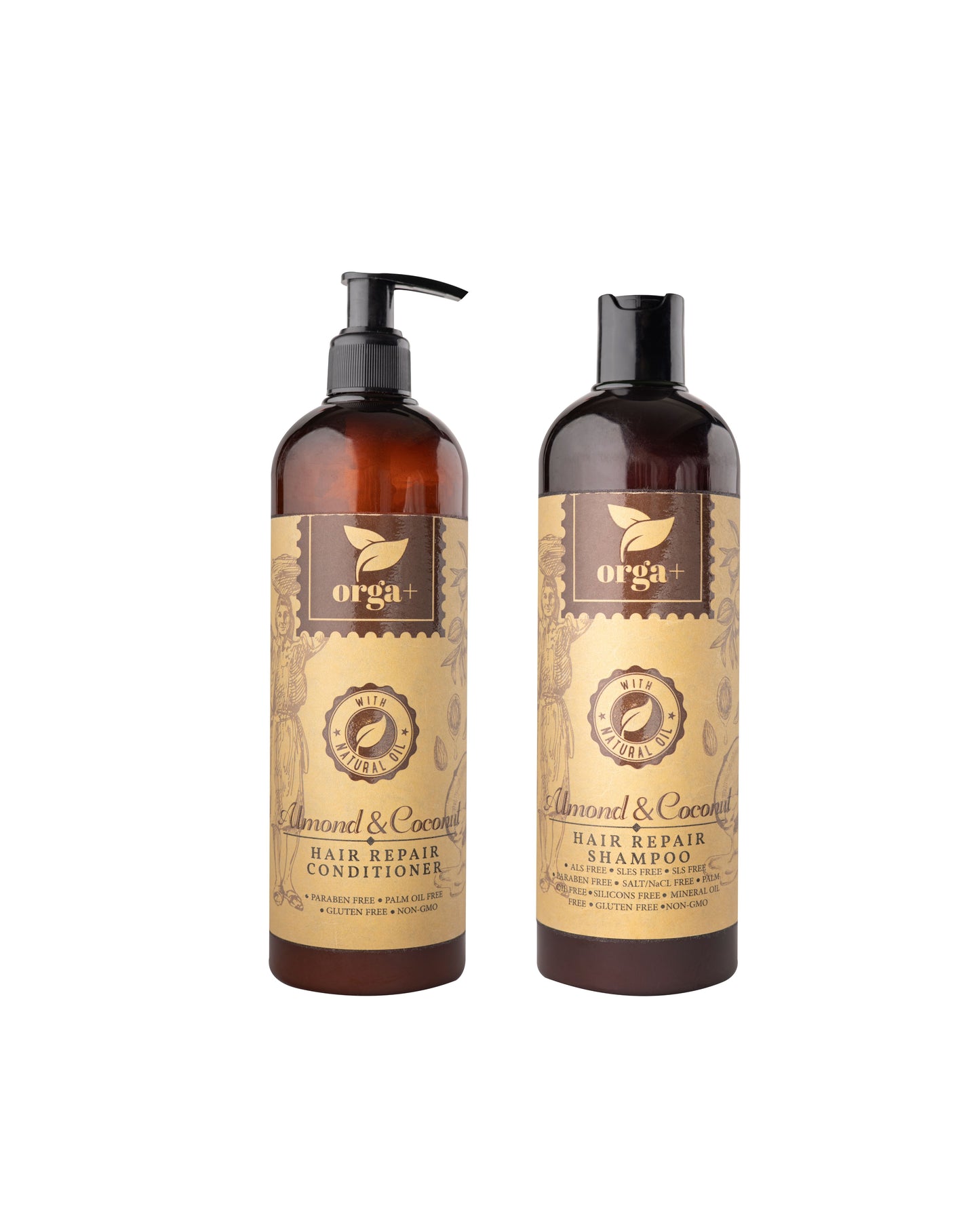 Almond & Coconut Hair Shampoo (500ml)