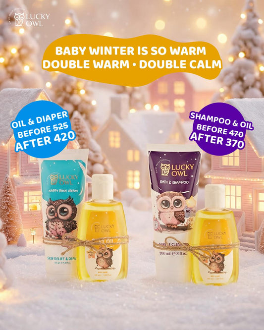 Warm Bath Bundle ( Shampoo & Baby Oil )