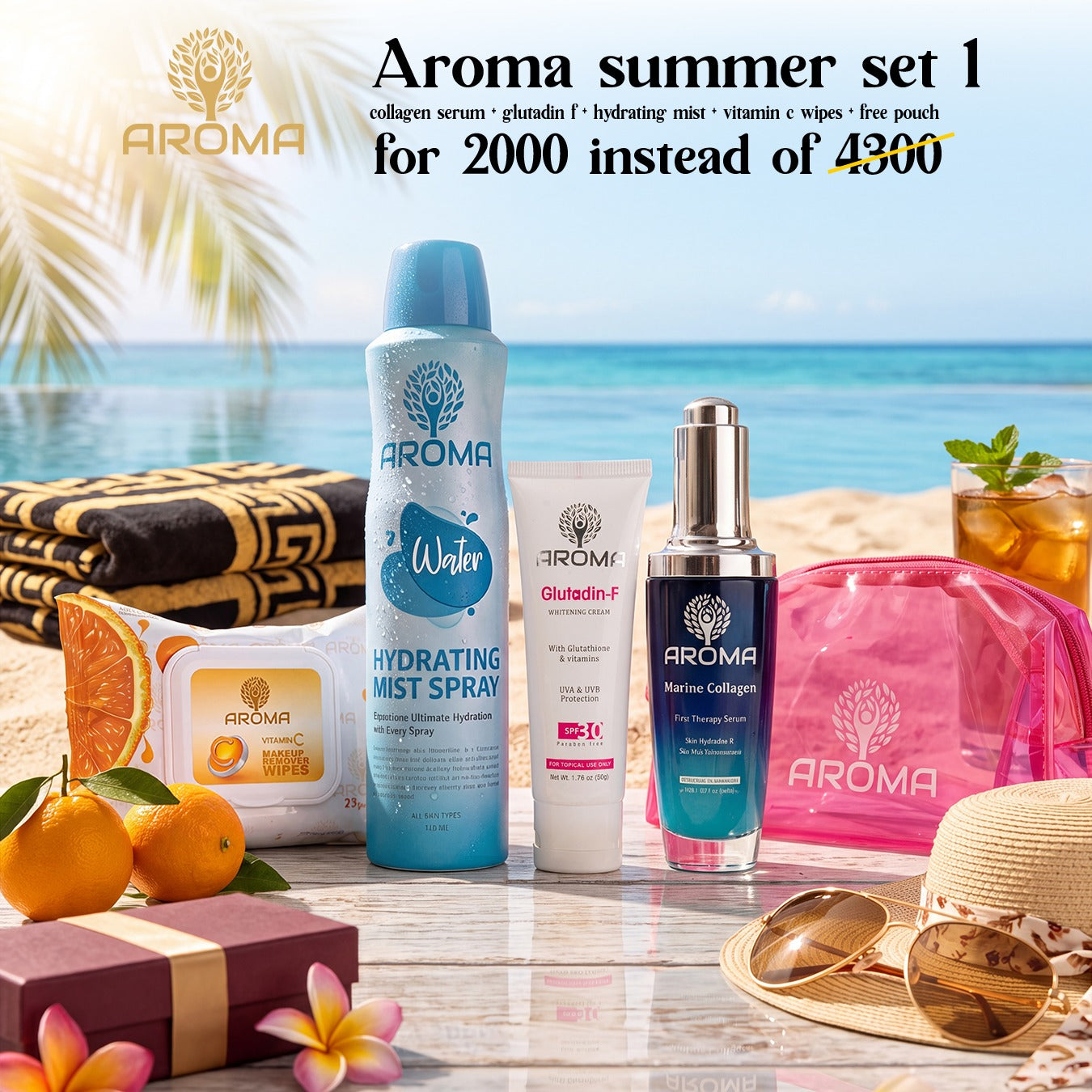 Aroma Summer Skin Set 1 Offer